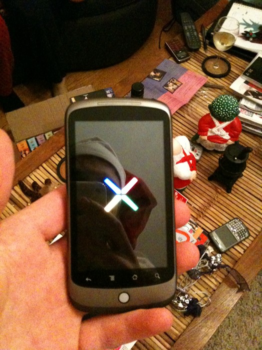 First picture of Google Phone (Nexus One) 